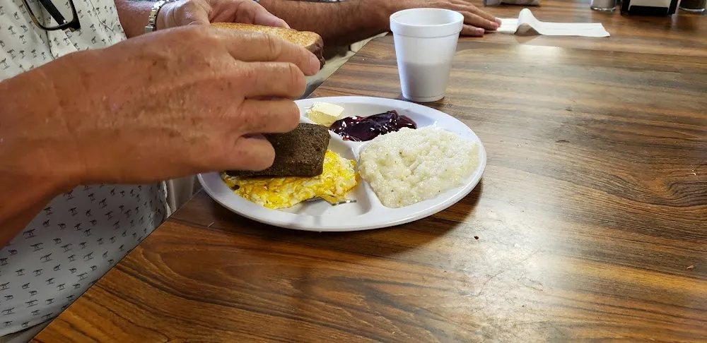 Livermush Eggs & Grits Breakfast